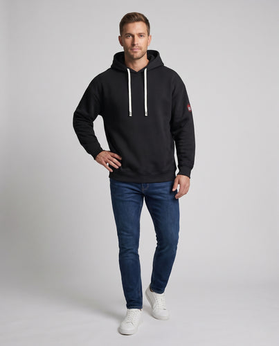 Unisex Kapuzenpullover mit Thermofutter und Oversize-Schnitt Nord Taschen