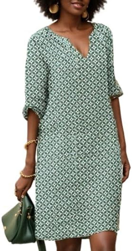 Zeitlose Midi-Kleid für Damen