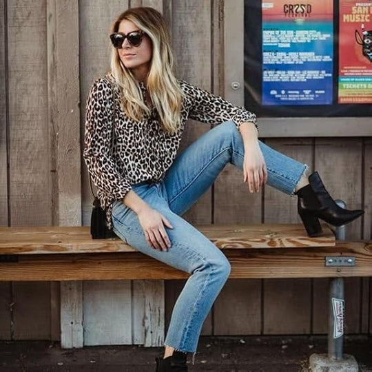 Trendige Bluse Im Leo-Muster - Vittorelli