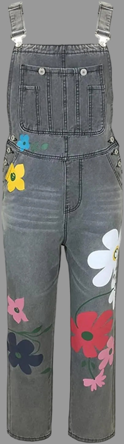 Nord Taschen | Ärmelloser Denim-Overall