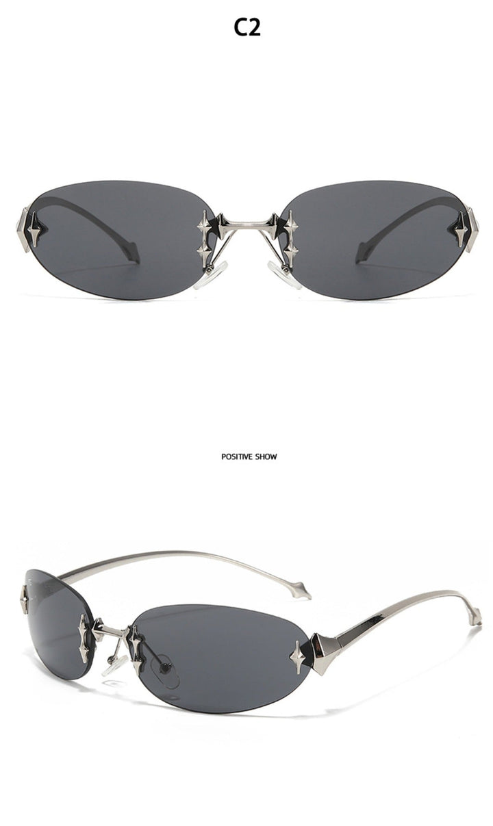 Nord Taschen | Star Rahmenlose Futuristische Sonnenbrille