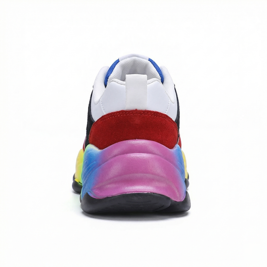 Bunte orthopädische Turnschuhe mit Stil