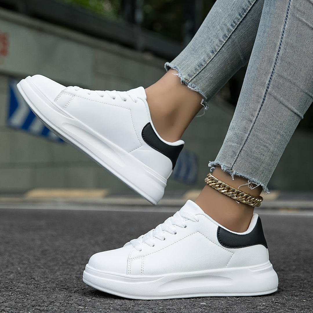 Damen Weiße Sneakers Casual