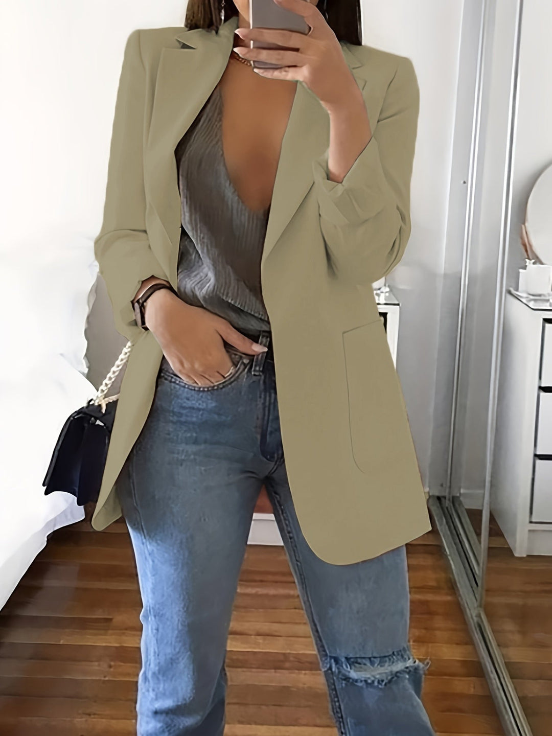Lässiger Blazer In Übergröße - Arvani