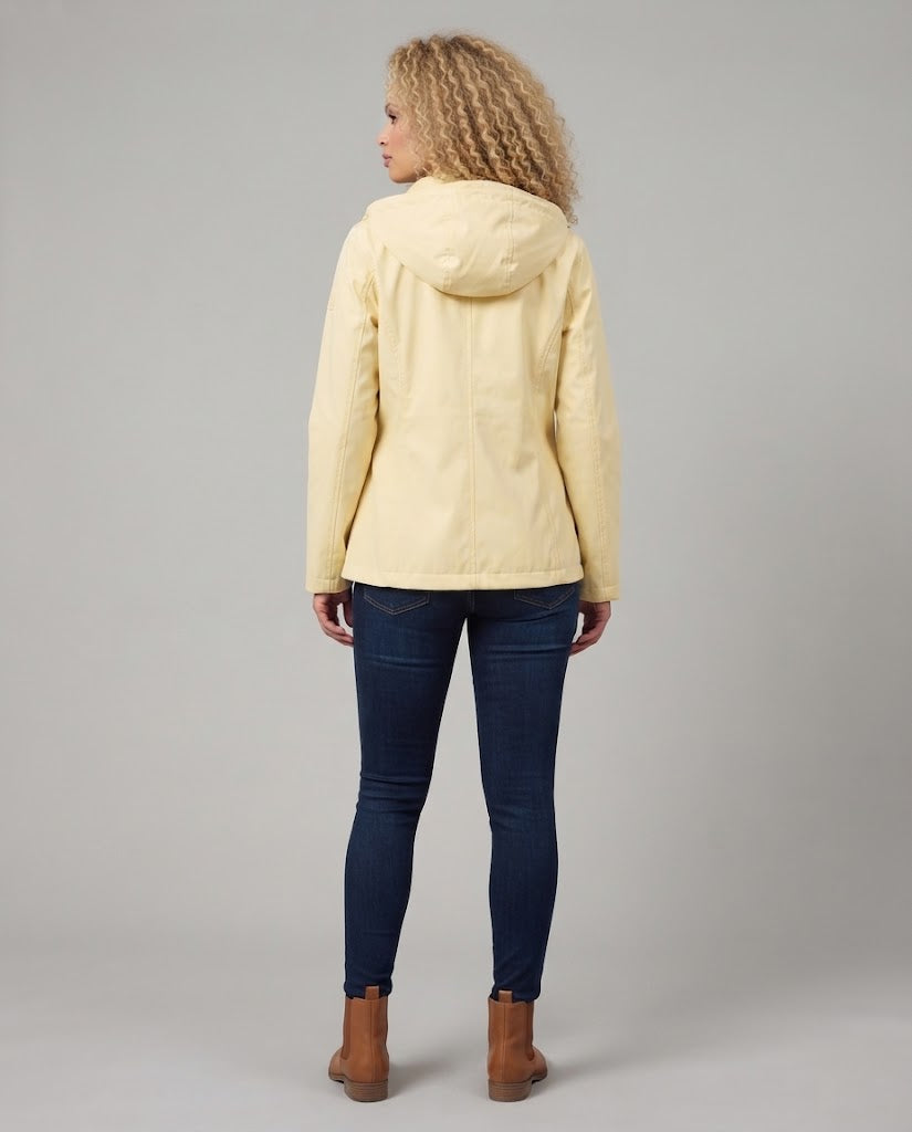 Damen Wasserabweisende Outdoor-Jacke mit Kapuze Nord Taschen