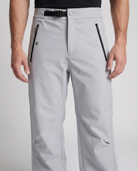 Herren Weite Wasserfeste Utility-Regenhose mit Reißverschlusstaschen und Elastikbund Nord Taschen