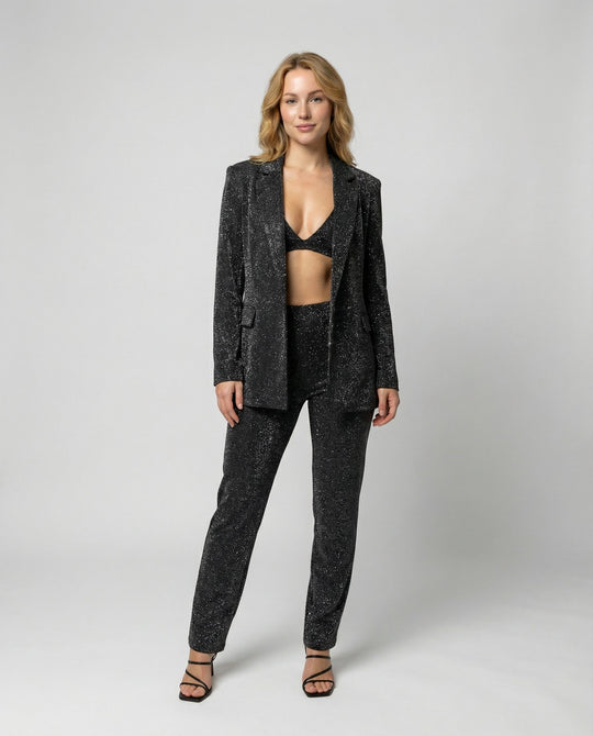 Glitzer Glamour Set Damen