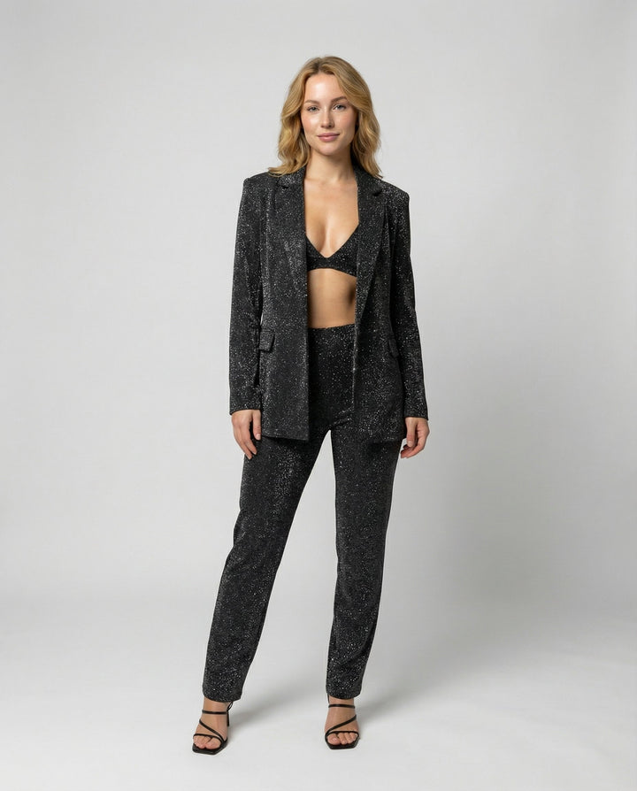 Glitzer Glamour Set Damen