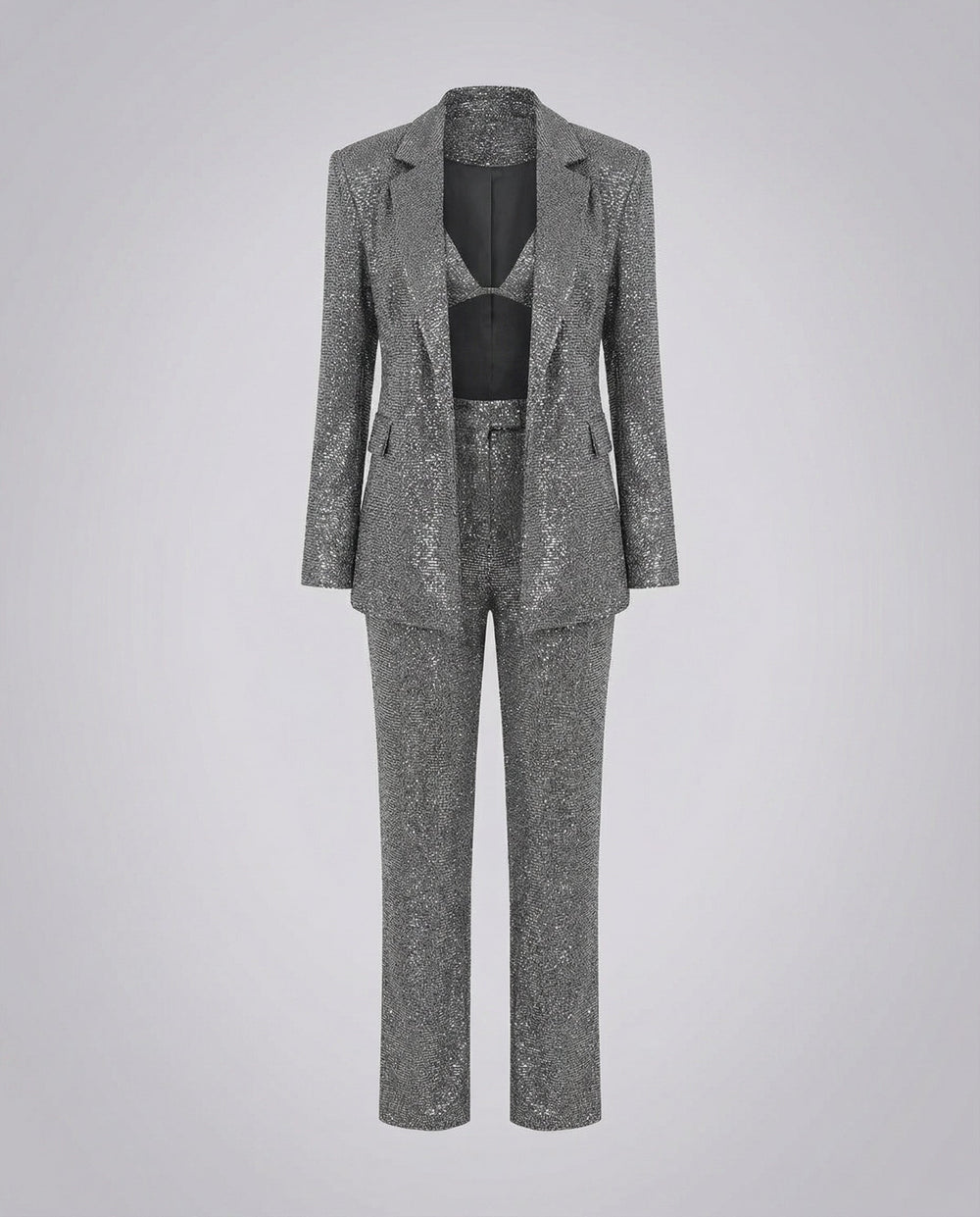 Glitzer Glamour Set Damen