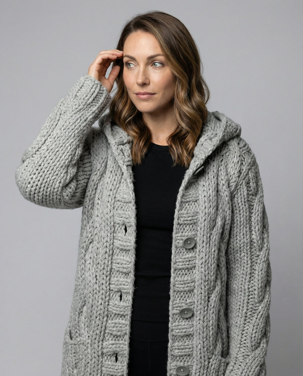 Lässige Strickjacke Damen