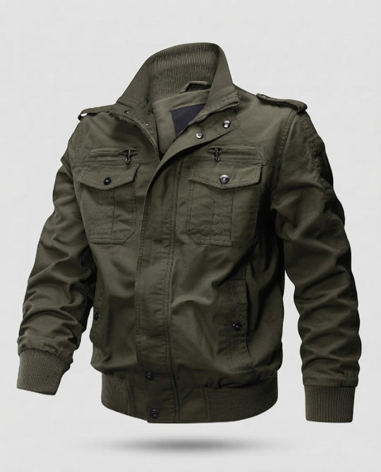 Herren Thermo-Utility-Blouson aus robustem Canvas mit Sherpa-Innenfutter Nord Taschen