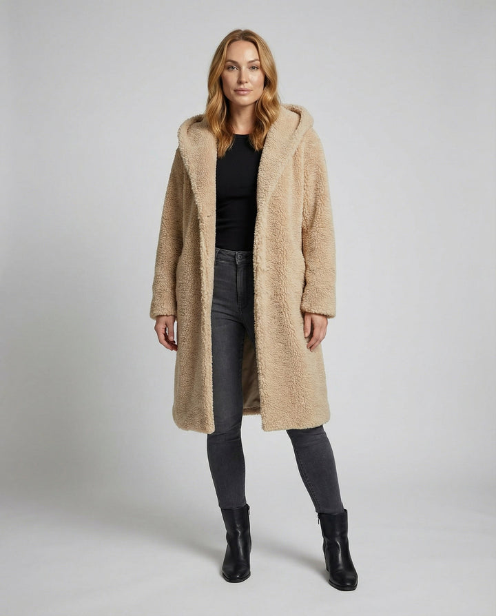 Winddichte Sherpa Jacke Damen