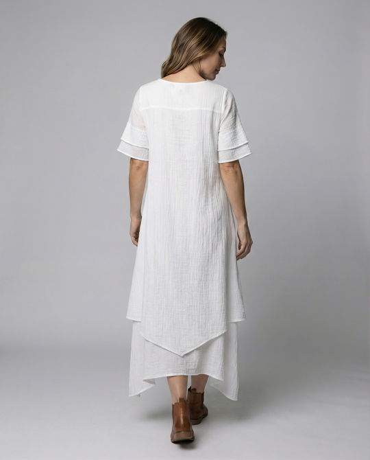 Elegantes Damen Schlitzkleid Abend