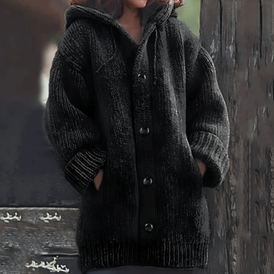 Warme Damen-Strickjacke - Arvani