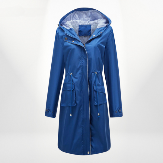 wasserdichter Über-Knie-Trenchcoat