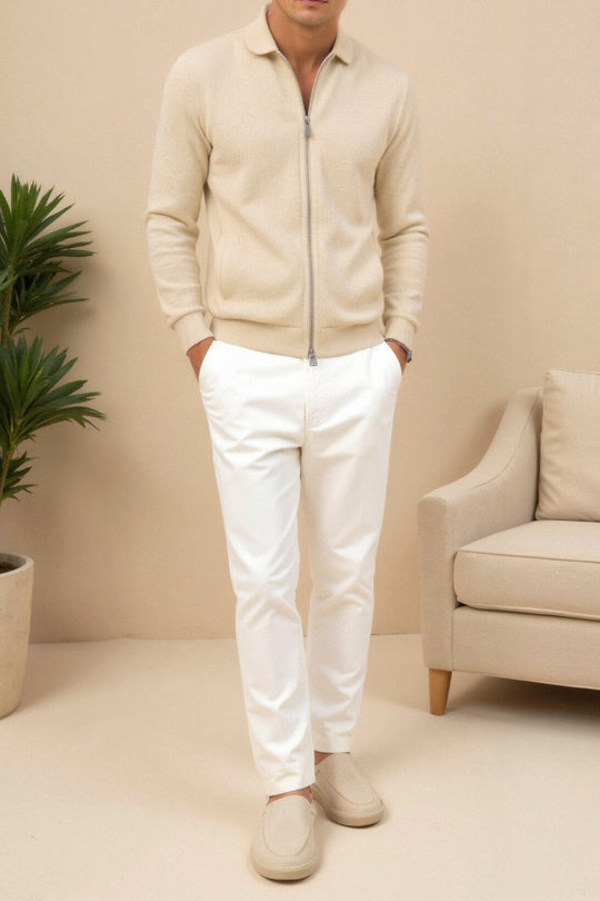 Stilvolle Herrenjacke in Beige