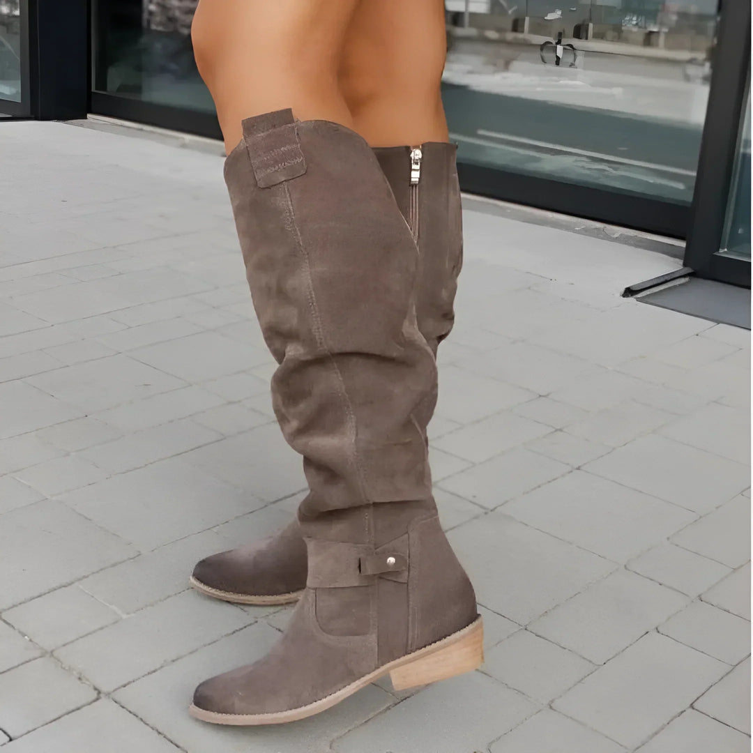 Vintage stiefel mit Reißverschluss