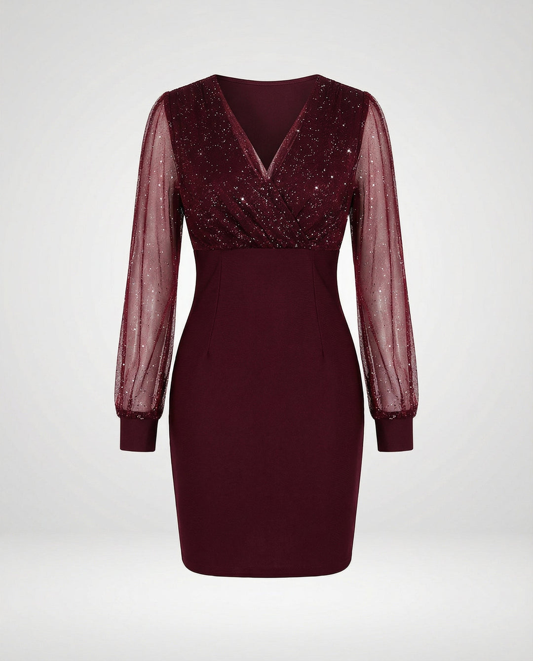 Elegantes Pailletten Partykleid Damen