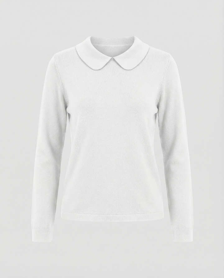 Kragenstrick Pullover Damen