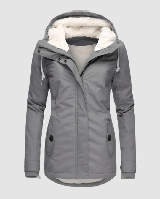 Lange Gefütterte Winterjacke Damen | Nord Taschen