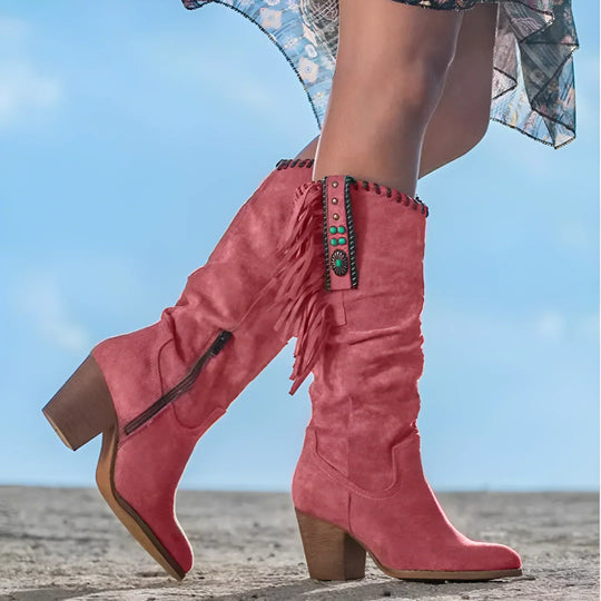 Cowboy-Stiefel aus echtem