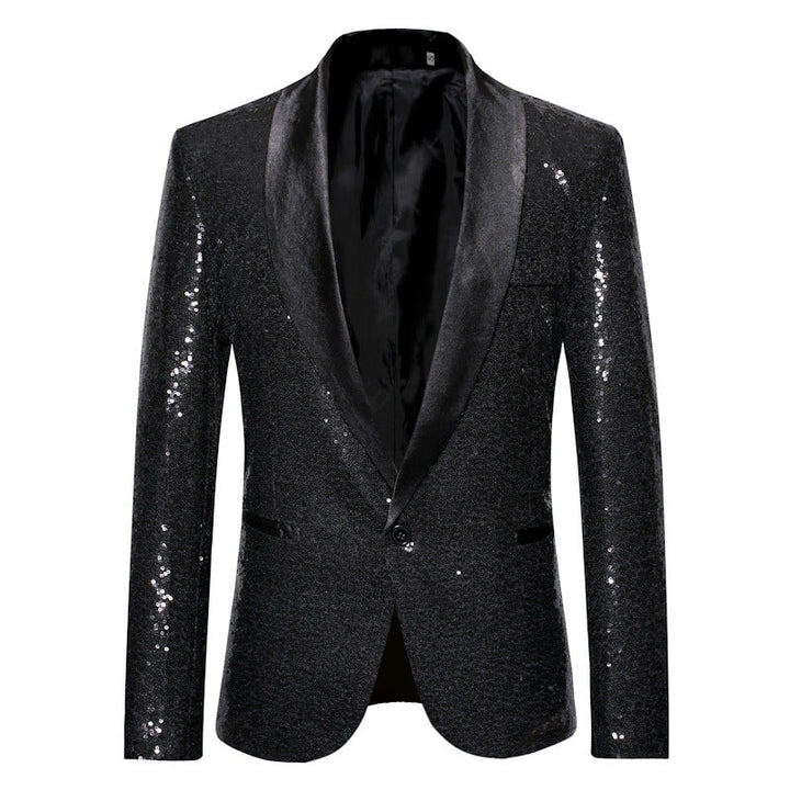 Stilvoller Pailletten-Blazer für Herren