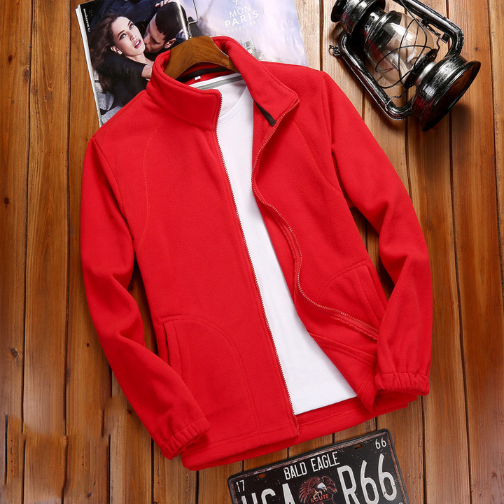 Fleecejacke Damen Reißverschluss-Fleece mit Stehkragen