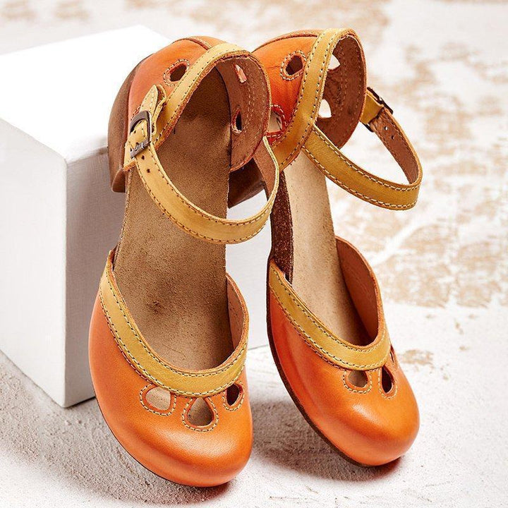 Sandalen mit Niedrigen Absätzen
