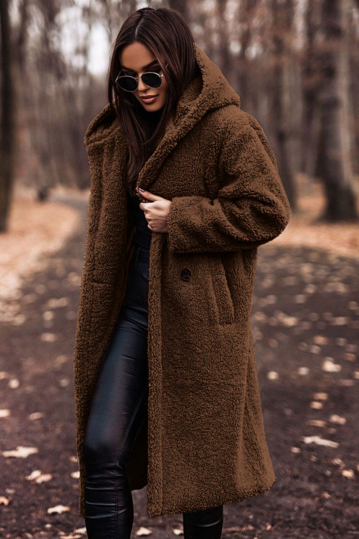 Damen Teddy Fleece Jacke – Winddicht & Warm