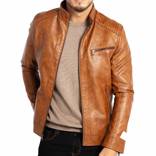 Elegante Lederjacke für Männer - Vittorelli