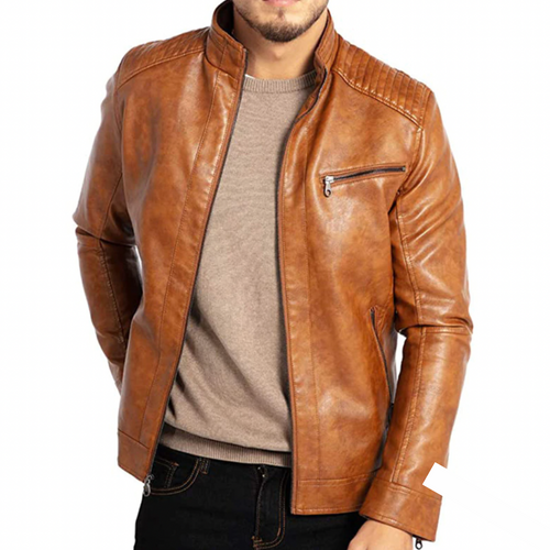 Elegante Lederjacke für Männer - Vittorelli