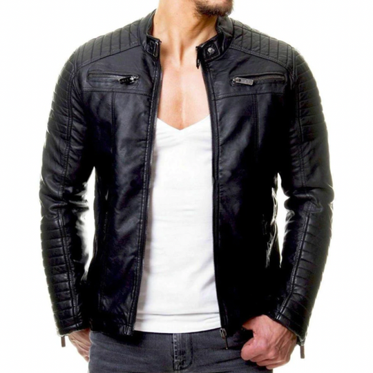 Elegante Lederjacke für Männer - Vittorelli