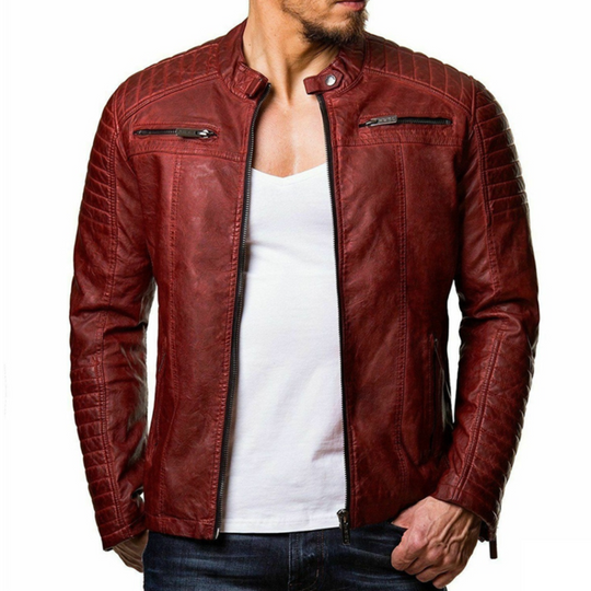 Elegante Lederjacke für Männer - Vittorelli
