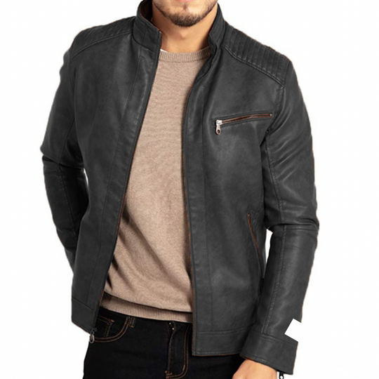 Elegante Lederjacke für Männer - Vittorelli