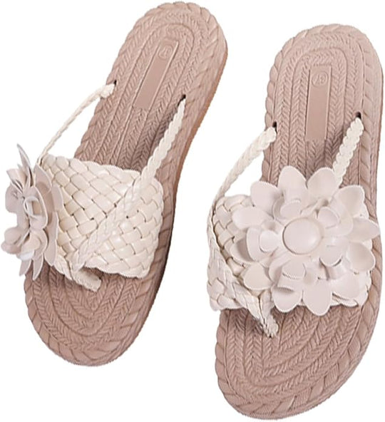 Nord Taschen | Damen-Sandalen mit Offener Zehenspitze und Eleganten Geflochtenen Riemen