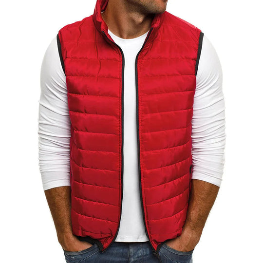 Elegante gesteppte Weste für Herren
