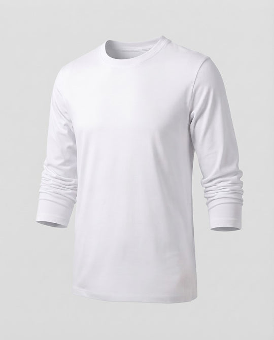 Herren Feines Langarm-Basicsweatshirt mit Rundhalsausschnitt & leichter Jerseystruktur Nord Taschen