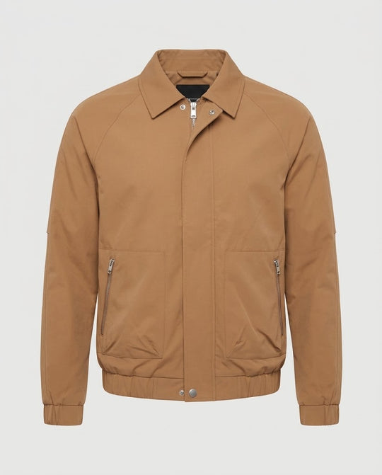 Herren Tech-Utility-Bomberjacke mit Hemdkragen, verdecktem Reißverschluss und D‑Ring-Detail Nord Taschen