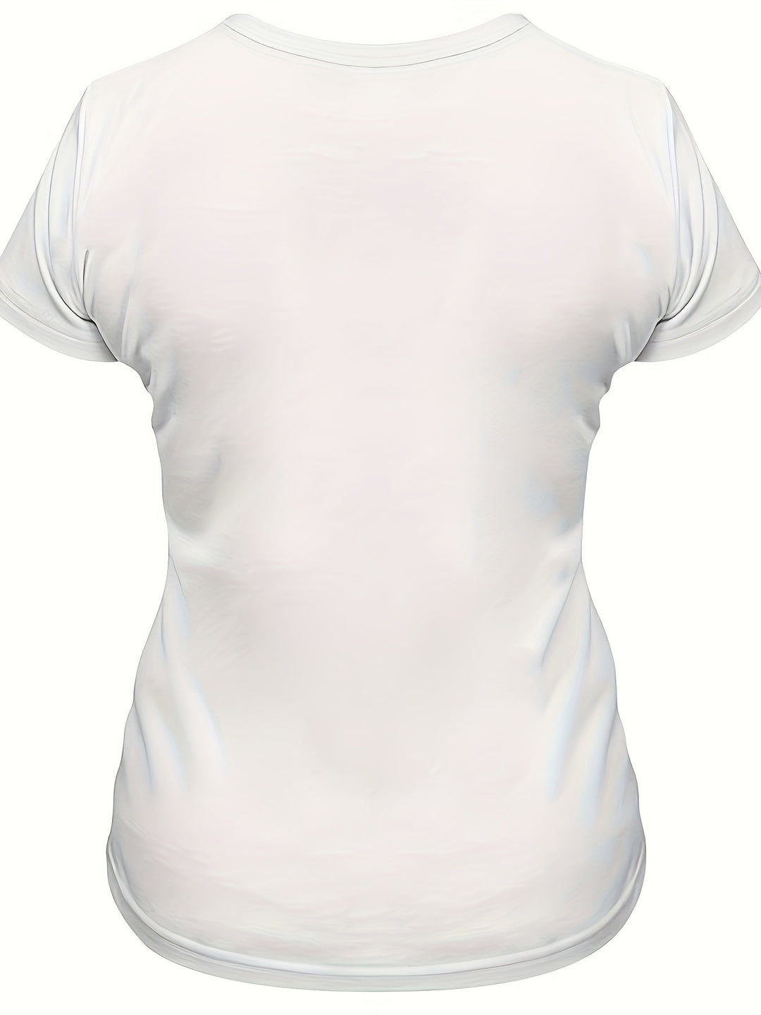 Damen T-Shirt Sommershirt mit Hühnerdruck, Rundhalsausschnitt, Kurze Ärmel, Lässig und Komfortabel