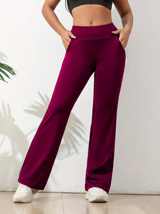 Bequeme und Elastische Damen Yogahose