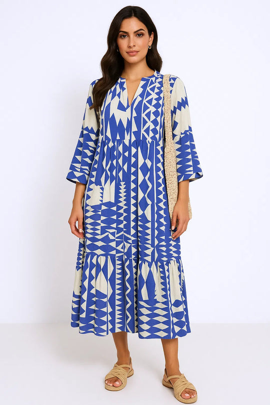 Bedrucktes Hemdkleid