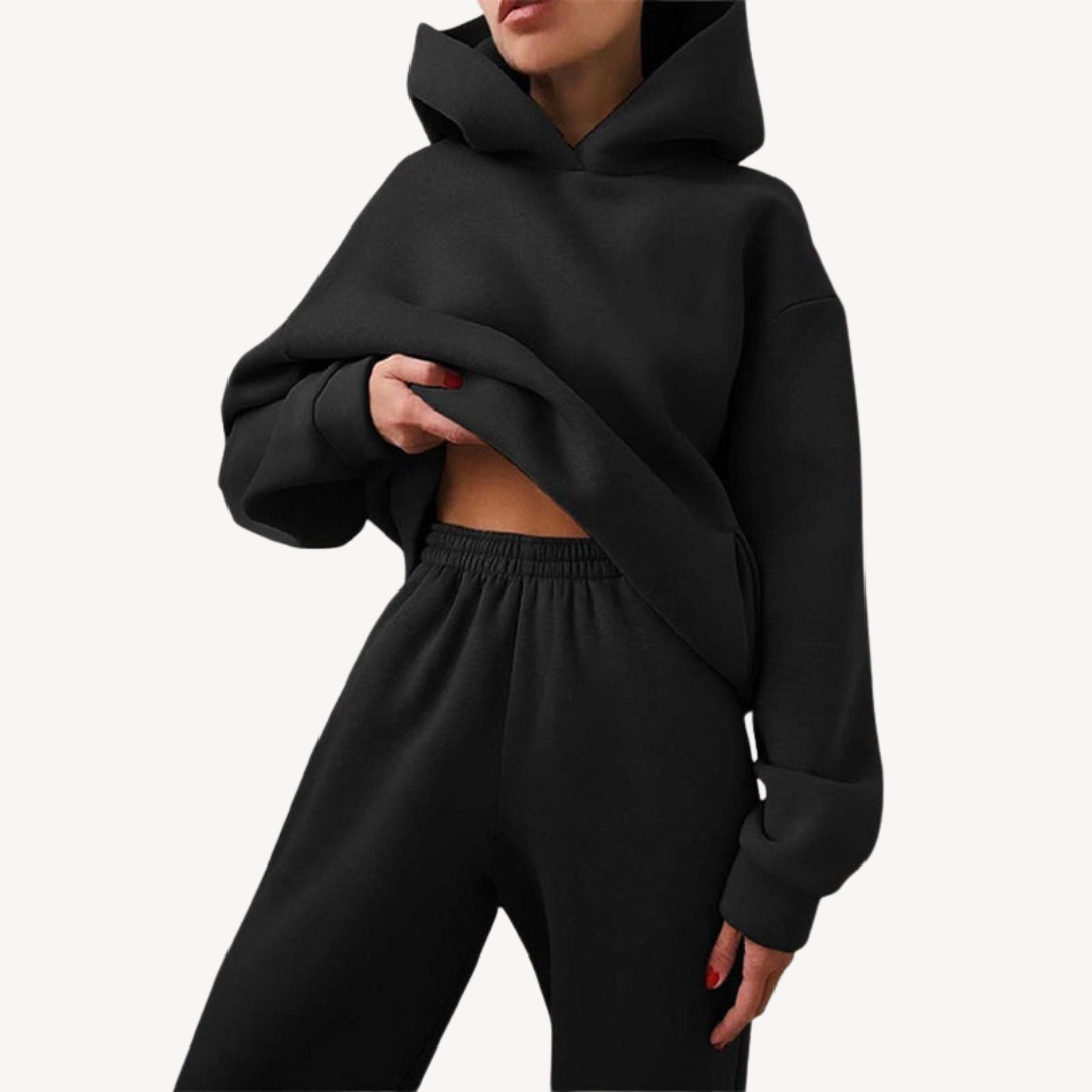 Damen Hoodie und Jogginghose Set