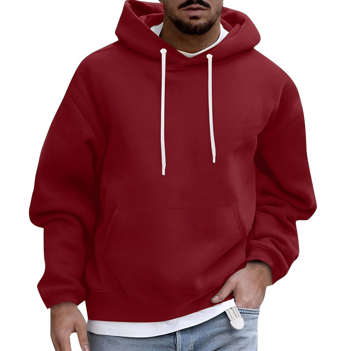 Lässiger Hoodie mit Tasche für Männer