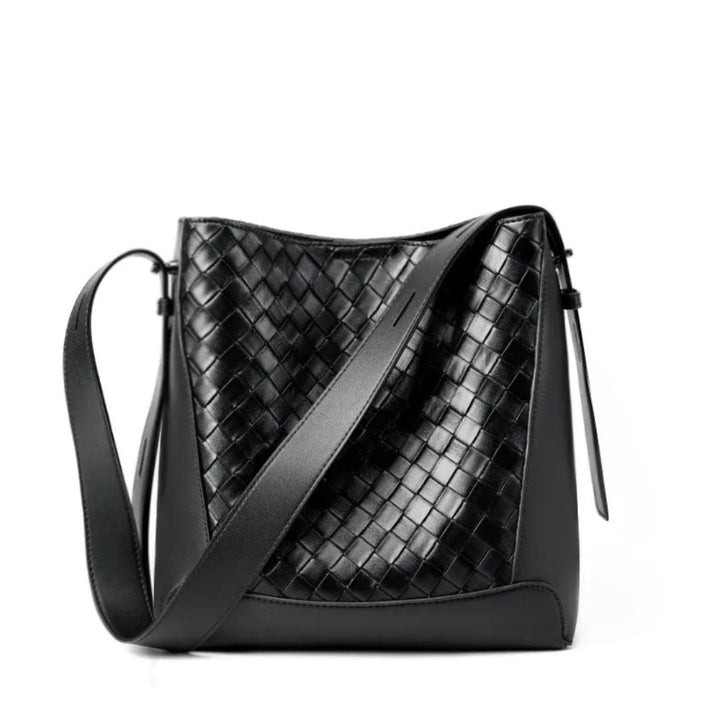 Nord Taschen | Umhängetasche für Damen - Modische Schultertasche mit geflochtenem Design und verstellbarem Riemen