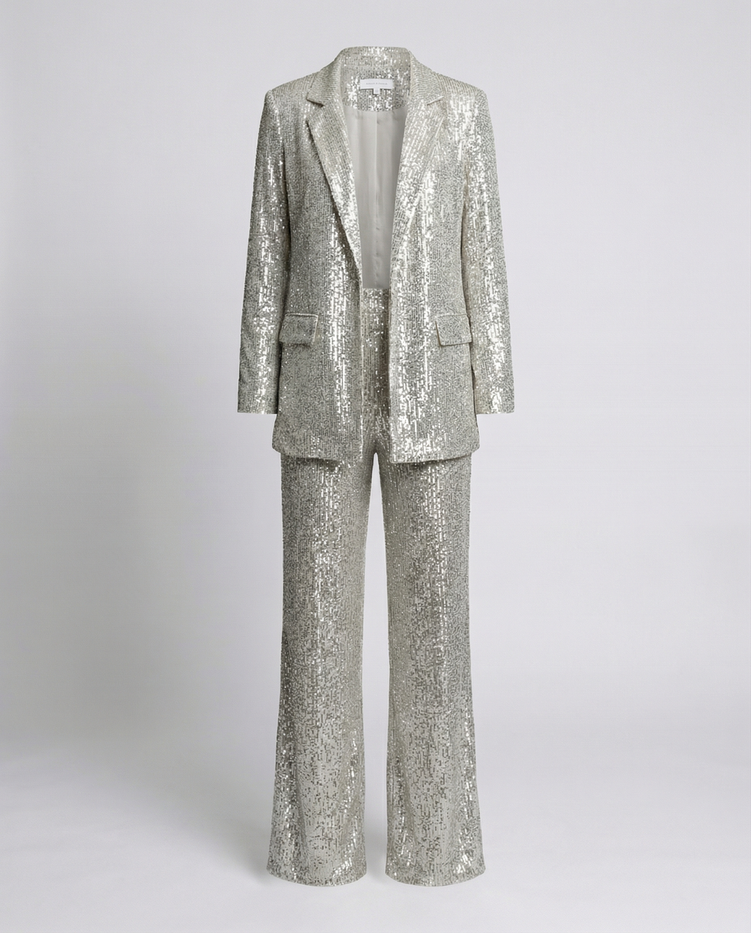 Paillettenanzug Damen High-Wais