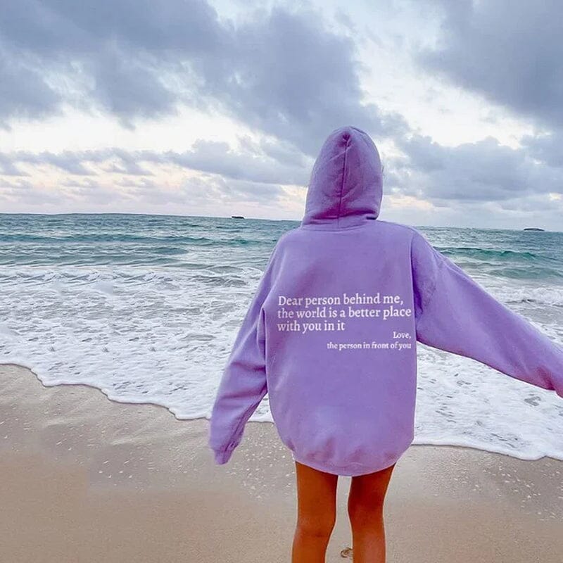 "Dear Person Behind Me" Hoodie Avellé