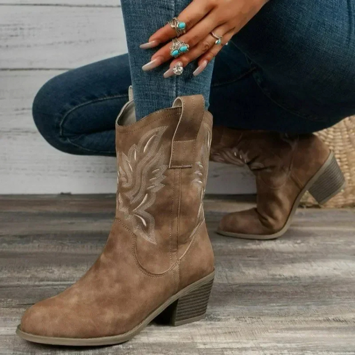 Feld - Western Cowboystiefel Mit Absatz - Vittorelli