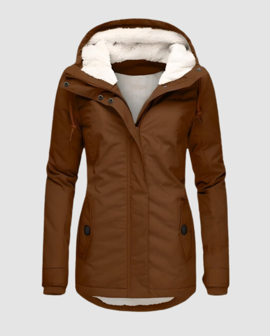 Lange Gefütterte Winterjacke Damen | Nord Taschen