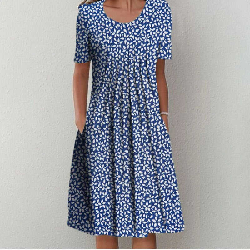Klassisches Kleid aus hochwertiger Baumwolle