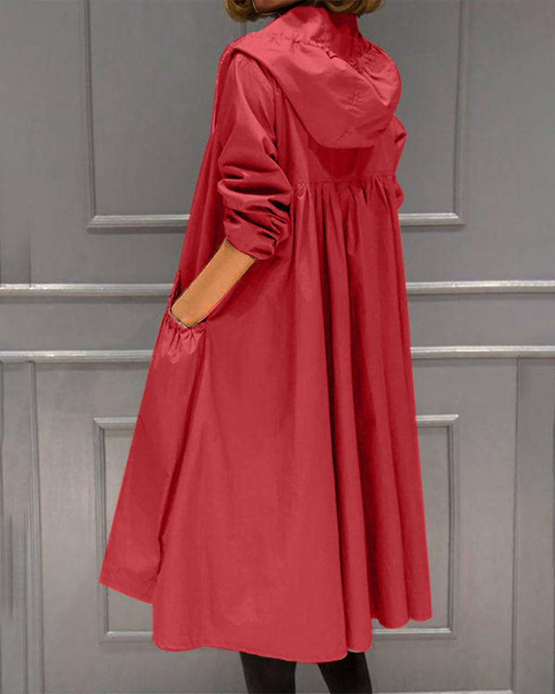 Langer Trenchcoat Mit